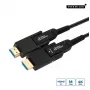 MicroConnect Premium Optic Fiber HDMI Type A Aktīvais Optiskais Kabelis, 4K, 10m, Melns