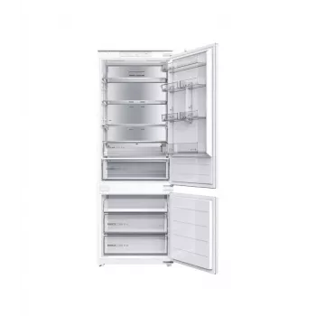 Midea MDRE554FGD01D Iebūvējamais kombinētais ledusskapis, No Frost, 403 L, Balts, Energoefektivitātes klase D
