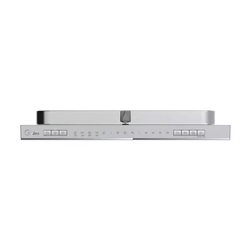 Midea MDWEB1004LS-W Robotu putekļsūcējs ar LDS lāzera navigāciju, 4000 Pa sūkšanas jaudu, sonisko slaucīšanu, 5200 mAh akumulatoru, lietotnes un balss vadību, balts