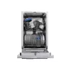 Midea MDWEB1004LS-W Robotu putekļsūcējs ar LDS lāzera navigāciju, 4000 Pa sūkšanas jaudu, sonisko slaucīšanu, 5200 mAh akumulatoru, lietotnes un balss vadību, balts
