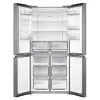 Midea Side-by-Side Ledusskapis MDRM632FGD46W, No Frost, 470 L, Nerūsējošais tērauds, Energoefektivitātes klase D