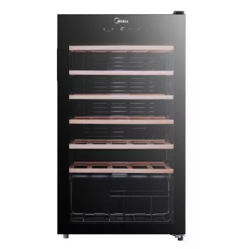 Midea Vīna dzesētājs MDRW150FGG22W Brīvi stāvošs 34 pudeles Melns