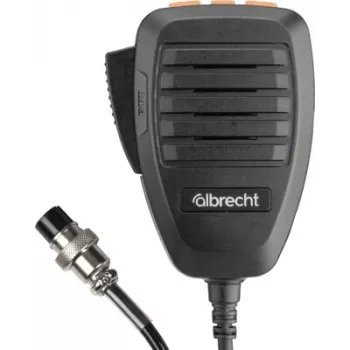 Midland Albrecht 42000 dinamiskais CB radio mikrofons ar 4 kontaktu savienotāju un PTT