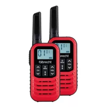 Midland Albrecht Tectalk Go Pair PMR446 divvirzienu radio komplekts ar 8 kanāliem, 38 CTCSS toņiem, 83 DCS toņiem, VOX, apgaismotu LCD, dubulto uzlādes statīvu, šļakstu izturīgu, lukturīti (29646)