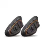 Midland BTX1 PRO S-TWIN Motocikla Bluetooth Interkomu Twin Pack ar 800m diapazonu, 23h akumulatoru, IPX6, DNK trokšņu slāpēšanu, FM radio, universālu savienošanu