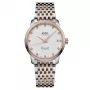 MIDO Baroncelli III Lady Diamonds Sieviešu automātiskais pulkstenis M027207220160 33mm Rožu zelta PVD