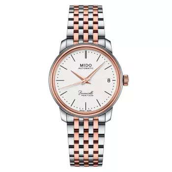MIDO Baroncelli Lady Day of the Dead Limited Edition Automātiskais Pulkstenis 33mm Rožu Zelta PVD M027207220100