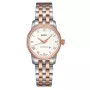 MIDO Baroncelli Lady sieviešu kvarca pulkstenis M76009N61 29mm rozā zelta PVD nerūsējošais tērauds