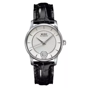 MIDO sieviešu automātiskais pulkstenis M007207160360 33mm nerūsējošā tērauda korpuss brūna ādas siksniņa
