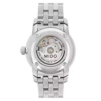 MIDO Sieviešu automātiskais pulkstenis M76004261 29mm Nerūsējošais tērauds Sudraba ciparnīca