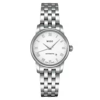 MIDO Sieviešu automātiskais pulkstenis M76004261 29mm Nerūsējošais tērauds Sudraba ciparnīca