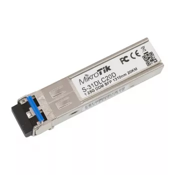 MikroTik S-31DLC20D SFP (Mini-GBIC) uztvērēja modulis