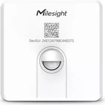 Milesight CoWork Series WS203 LoRaWAN temperatūras, mitruma un kustības sensors (pelēkbalts)