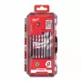 Milwaukee Universālais urbju komplekts 8 gab. daudzmateriālu TCT 1/4 inch sešstūra kāts