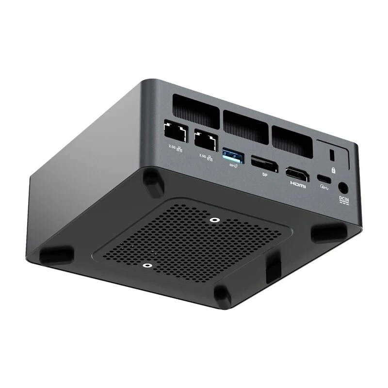 MINIX ER937-AI Barebone Mini PC ar AMD Ryzen 7 3750H, 4 kodoliem/8 pavedieniem, Radeon Vega 10, diviem Gigabit LAN, Wi-Fi 5, VESA montāžu