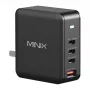 MINIX NEO-P165 GaN sienas lādētājs ar 3x USB-C un 1x USB-A portiem 165W