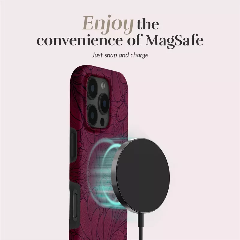 MIO Berry Blooms MagSafe Case Compatible for iPhone 16 Plus