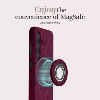 MIO Berry Blooms MagSafe saderīgs gredzena turētājs