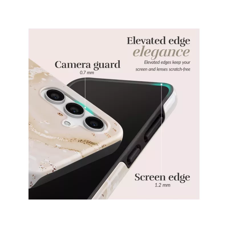 MIO Gold Marble Magsafe saderīgs maciņš Samsung S25 Ultra 5G