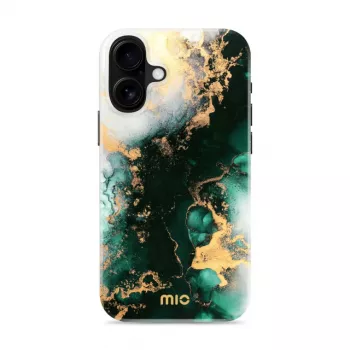 MIO Green Marble Magsafe saderīgs maciņš iPhone 16 Plus