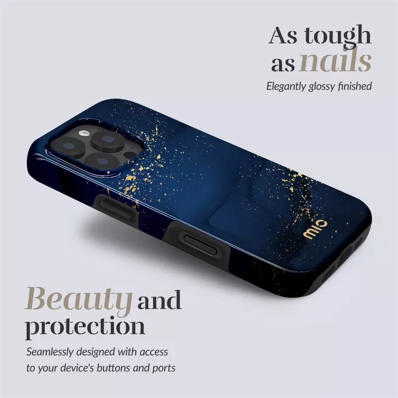 MIO Midnight Sparkle Magsafe Case Compatible for iPhone 16