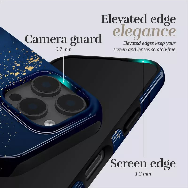 MIO Midnight Sparkle Magsafe Case Compatible for iPhone 16 Plus
