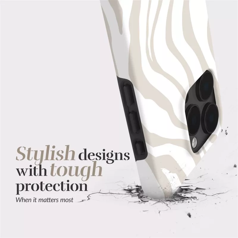 MIO Sandy Zebra Magsafe Case saderīgs ar iPhone 15 Pro