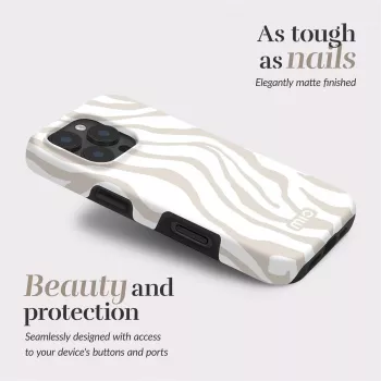 MIO Sandy Zebra Magsafe Case Compatible for Samsung S25+ 5G