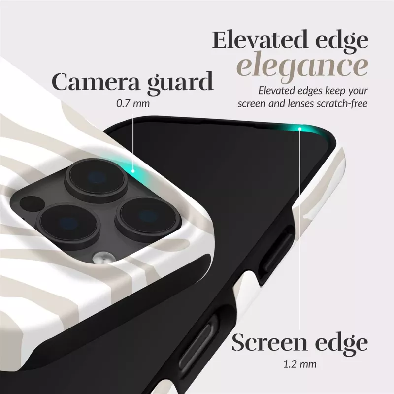 MIO Sandy Zebra Magsafe Case Compatible for Samsung S25 5G