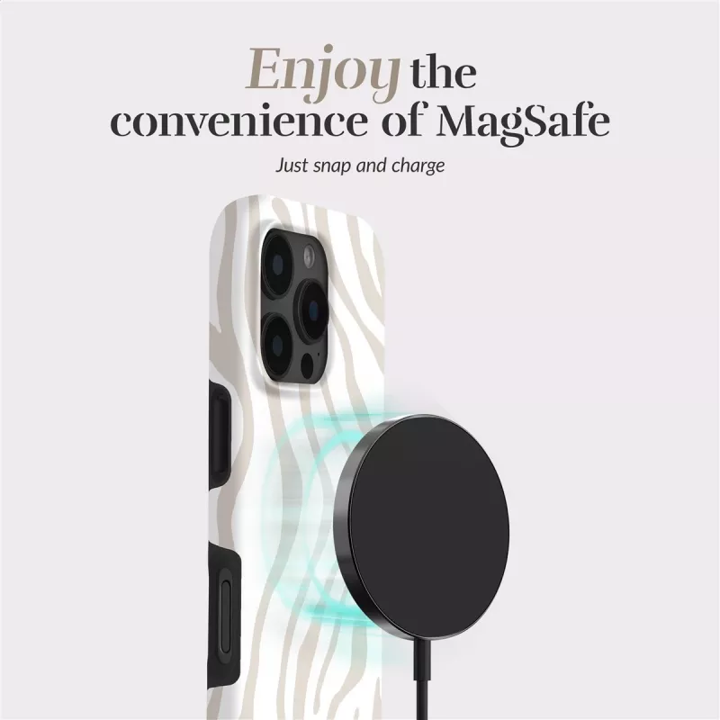 MIO Sandy Zebra Magsafe Case Compatible for Samsung S25 5G