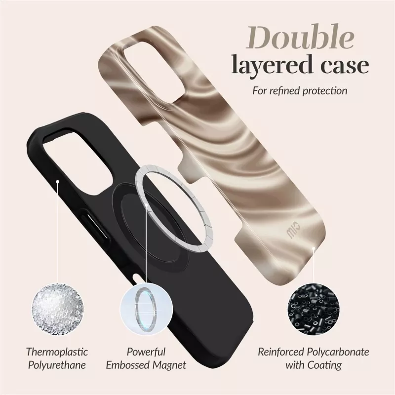 MIO Silky Dreams Magsafe Case Compatible for iPhone 15 Pro