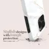 MIO White Marble Magsafe Case Compatible for Samsung S25+ 5G
