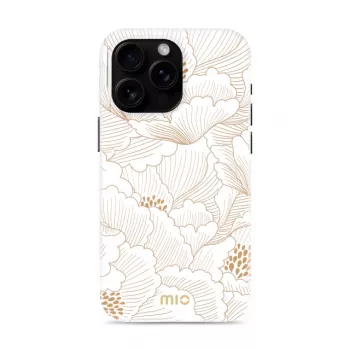 MIO White Roses Magsafe saderīgs maciņš iPhone 16 Pro Max