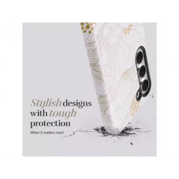 MIO White Roses Magsafe saderīgs maciņš Samsung S25 Plus 5G