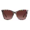 MISSONI Sieviešu Butterfly saulesbrilles MIS0106SX193X - Brūns rakstains acetāta rāmis, Brūnas gradienta lēcas, UV400 aizsardzība