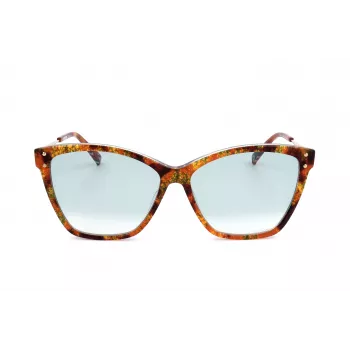 MISSONI Sieviešu saulesbrilles MIS0003S2NL - Havana Acetāta Kaķacs ar Brūniem Gradienta Lēcām