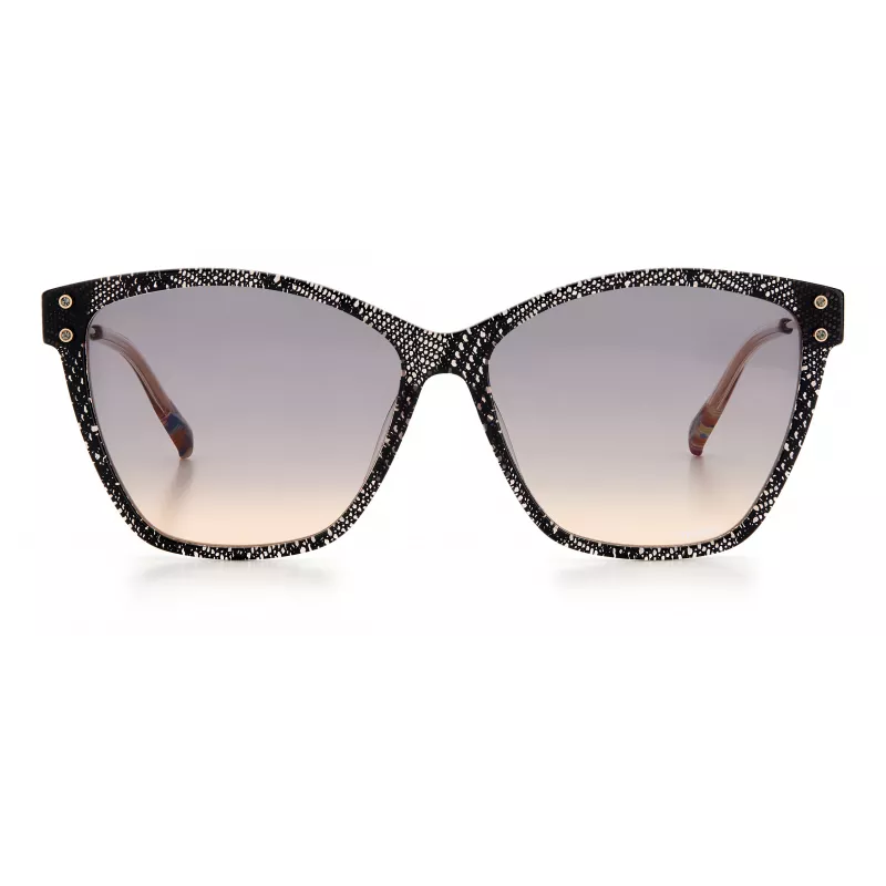 MISSONI Sieviešu saulesbrilles MIS0003SKDXFF - Modes pilna apmales acetāta rāmis ar gradienta lēcām 56/14/140 mm