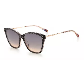 MISSONI Sieviešu saulesbrilles MIS0003SKDXFF - Modes pilna apmales acetāta rāmis ar gradienta lēcām 56/14/140 mm