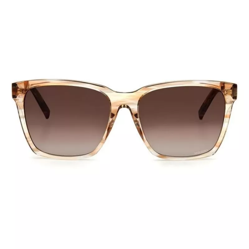 MISSONI Sieviešu saulesbrilles Mis0008sHR3HA Havana Brūns gradients Kvadrātveida acetāts 56 mm