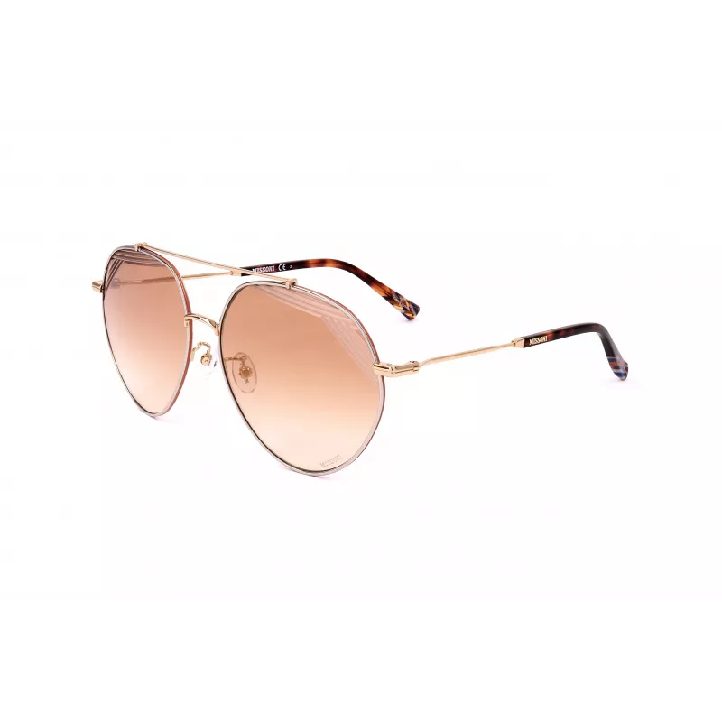 MISSONI Sieviešu saulesbrilles MIS0015STNG Butterfly Acetāta rāmis UV400 Pelēkas lēcas 60/15/145 mm