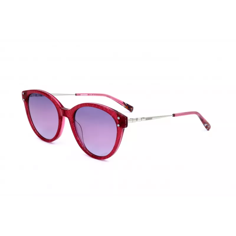 MISSONI Sieviešu saulesbrilles MIS0026S2R0 - Acetāta rāmis, polikarbonāta lēcas, UV400 aizsardzība, 53 mm lēcu platums