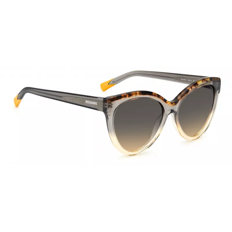 MISSONI Sieviešu saulesbrilles MIS0088SMQEF7 - Taisnstūra acetāta rāmis, UV400 aizsardzība, 57 mm lēcas