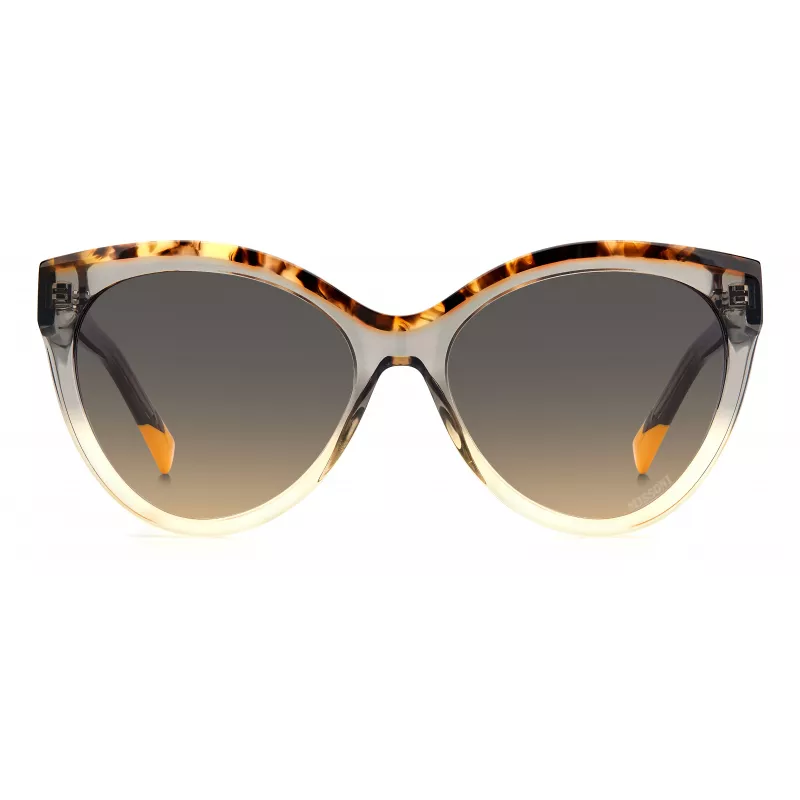 MISSONI Sieviešu saulesbrilles MIS0088SMQEF7 - Taisnstūra acetāta rāmis, UV400 aizsardzība, 57 mm lēcas