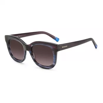 MISSONI Sieviešu saulesbrilles MIS0110SV43 - Acetāta rāmis, UV400 aizsardzība, 51 mm lēcas