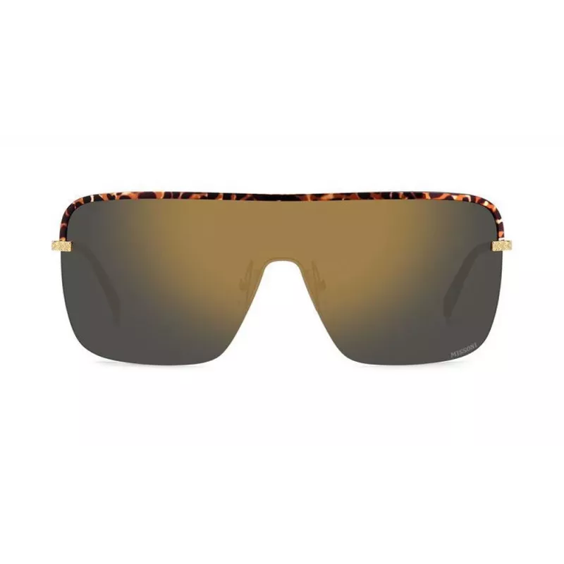 MISSONI Sieviešu saulesbrilles MIS0139S0NR - Pilna apmales plastmasas rāmis, UV400 aizsardzība, lēca 99mm, tilts 00mm, deniņi 135mm