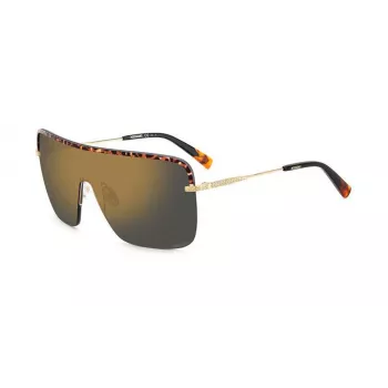 MISSONI Sieviešu saulesbrilles MIS0139S0NR - Pilna apmales plastmasas rāmis, UV400 aizsardzība, lēca 99mm, tilts 00mm, deniņi 135mm