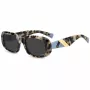 MISSONI Sieviešu saulesbrilles MIS0220SC9K Havana Acetāta Kvadrātveida Rāmis Pelēki Gradienta Lēcas 52/20/140 mm