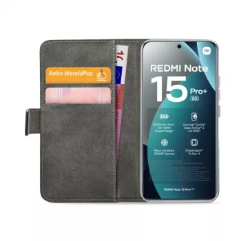 Mobilize Classic Gelly Wallet Book Case Xiaomi Redmi Note 15 Pro+ 5G Melns
