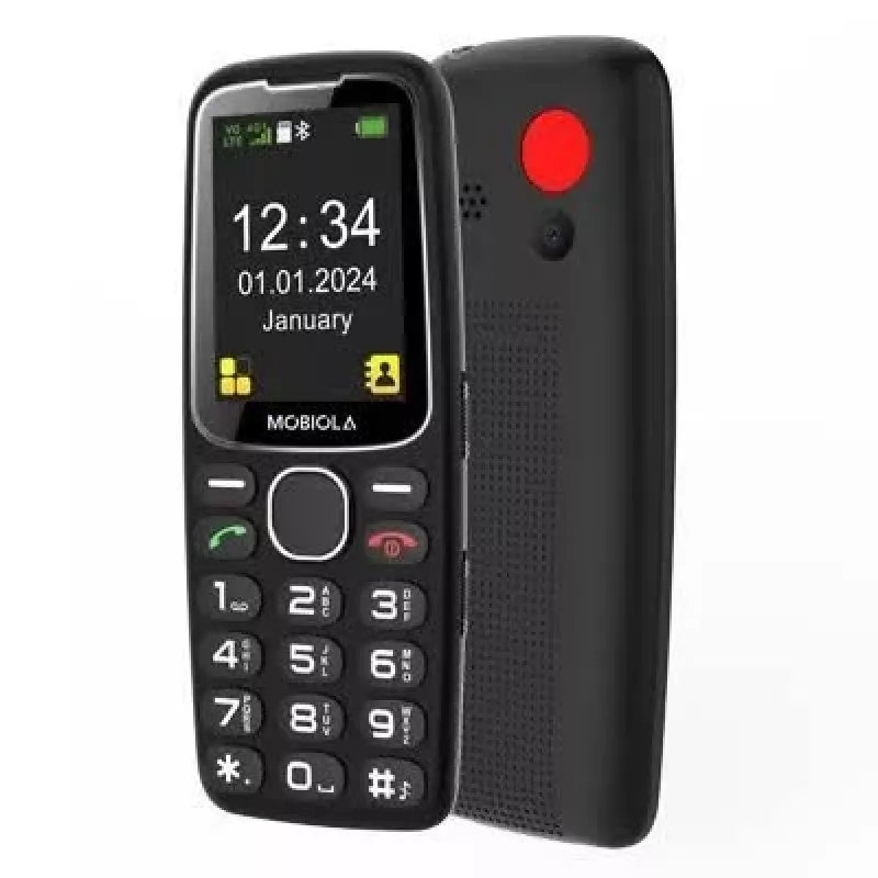 Mobiola MB4120 vienkāršais tālrunis, melns