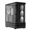MODECOM Volcano AQ100 ARGB Midi Tower datora korpuss - Melns